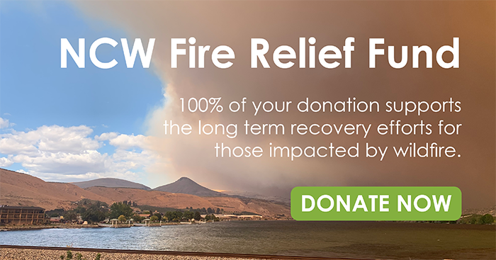 cfncw's tweet photo. We have reopened the NCW Fire Relief fund to accept donations to support those impacted by wildfire across North Central Washington. 100% of your donation will directly support those in need. #firerelief #wildfires #NCW https://t.co/21Y4I5MHG1 https://t.co/cN3BZE0gDI