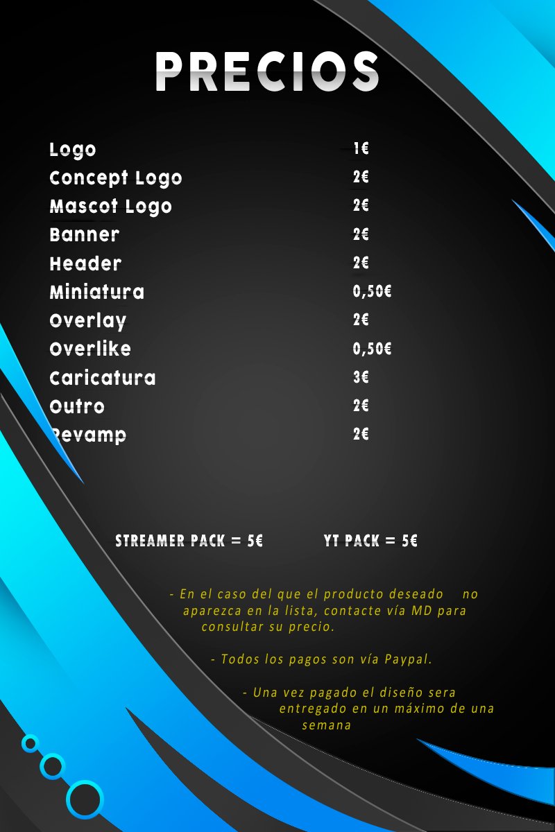 AxerDesigns's tweet image. CARTEL DE PRECIOS 🔥🔝👀
-
-
-
-
-
-
#BUSCOGFX #GFXdesigner #Logo #banner #designs