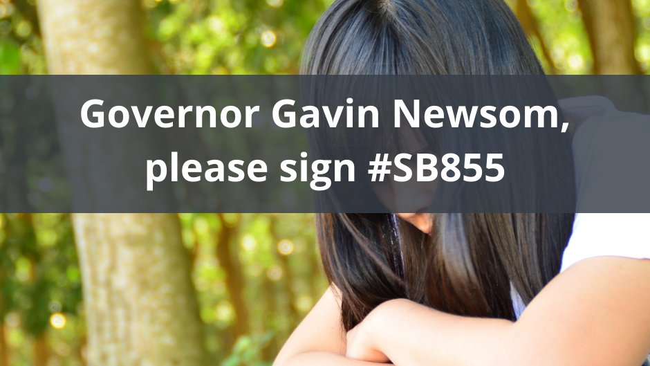  #ICYMI  @GavinNewsom—we proudly joined over 30 other national organizations requesting your signature on  #SB855. By signing this landmark bill, you will make CA a national leader in increasing access to mental health and addiction treatment!  https://wellbeingtrust.org/wp-content/uploads/2020/09/National-Organizations-Request-to-Gov-Newsom-for-SB-855-Signature.pdf 1/5