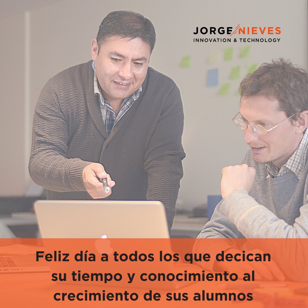 jnievestech's tweet photo. Por medio de la educación podemos transformar el mundo. Gracias a todos los educadores por formar parte de ese proceso. Les deseo un excelente día. 

#DíadelMaestro https://t.co/4S7LCvTvPp