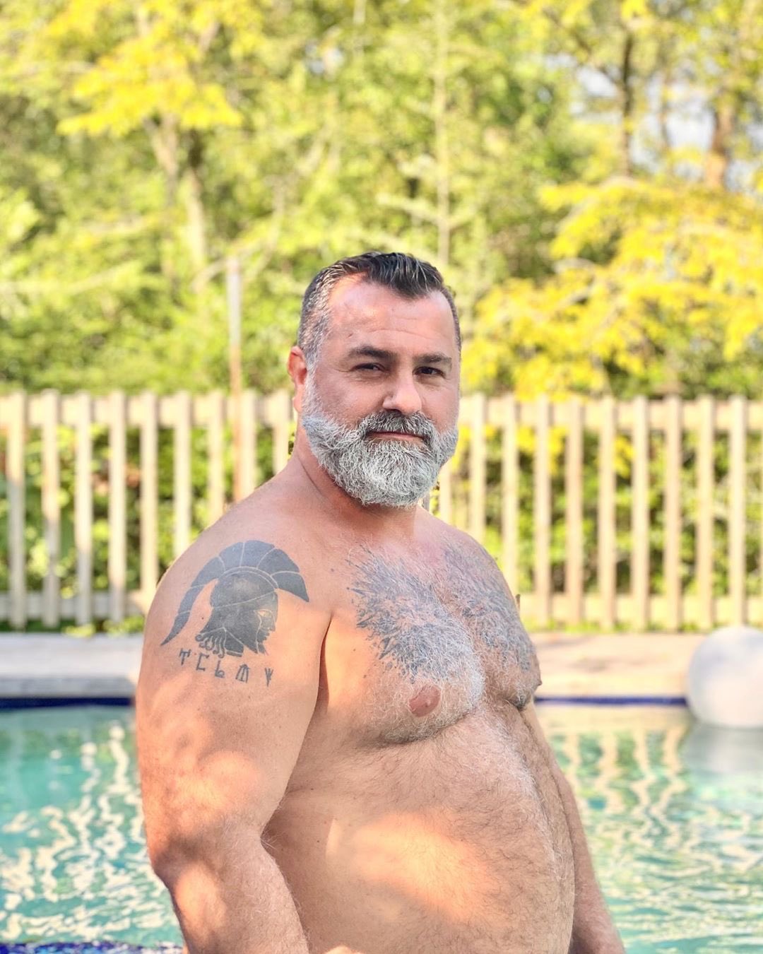 Bears Looking on X: Take a dip with @urban_nomad_in_stasis bearslooking  fri friday weekend weekendvibes pool pooltime handsome hair hairy  bear tattoo tattoos tat tats daddy belly woof stud muscle chest  shirtlessguys shirtless 
