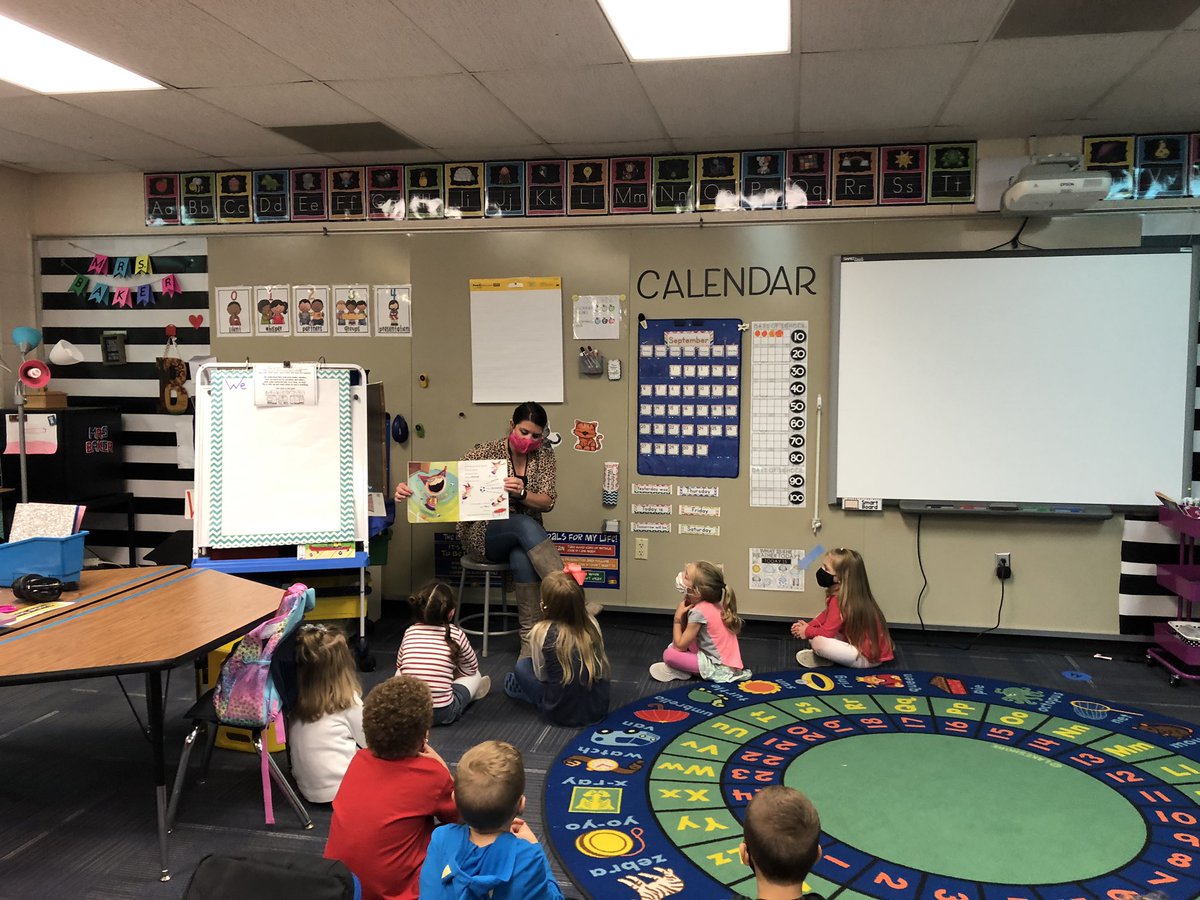 MrsBakerPVE's tweet photo. We had a special reader today. @Smith6thGrade talked to us about being a good friend. https://t.co/M8G4KDtNtG