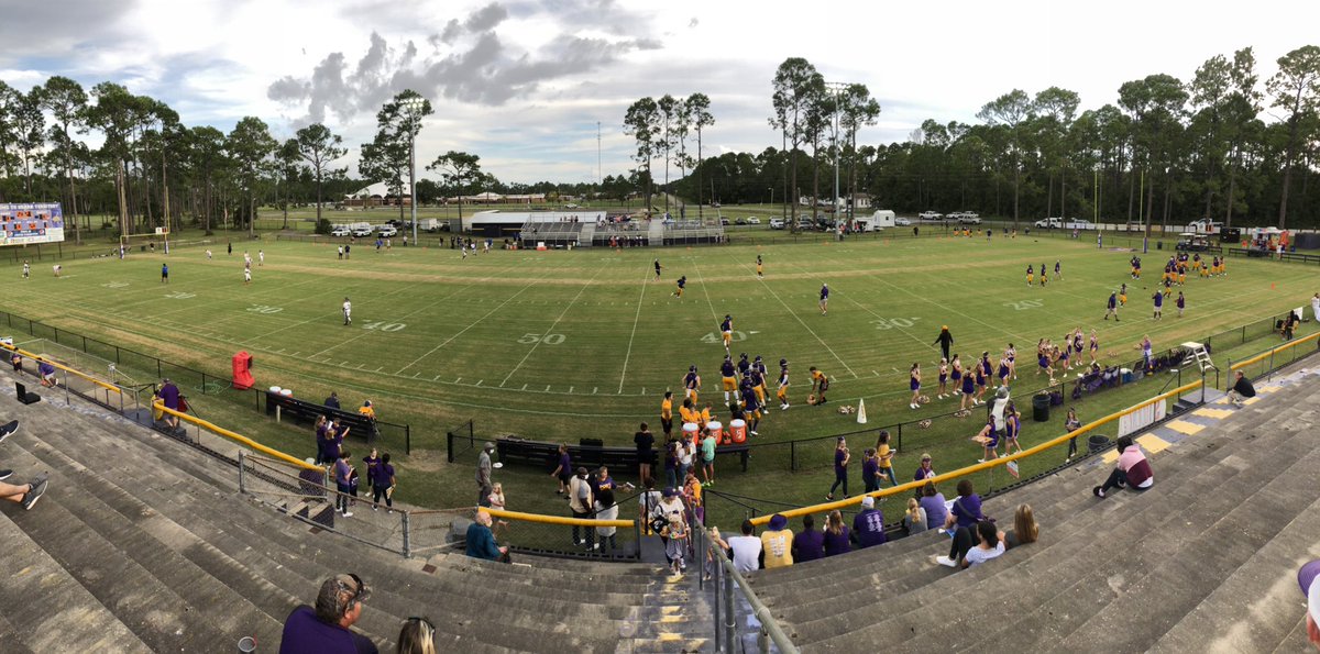 juliaddaniels's tweet photo. It’s kickoff time in Port St. Joe!! Check out the highlights tonight at 10:15 on Friday Night Overtime on @WJHG_TV #FNOT https://t.co/IJEknALx5n