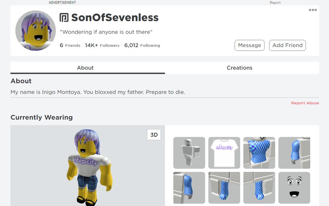 Rtc On Twitter Breaking News Sonofsevenless Has Been Unbanned This Was The 1st Richest Account Other Then Roblox Owned By Shedletsky This Account Beats Out Linkmon99 It Was Unknown Why This Account - roblox linkmon99 profile