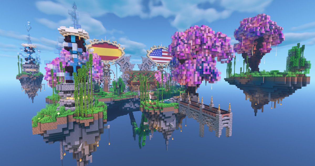 Soy yo o puedes seleccionar entre dos idiomas en nuestro próximo servidor #MMORPG ? #minecraftbuild