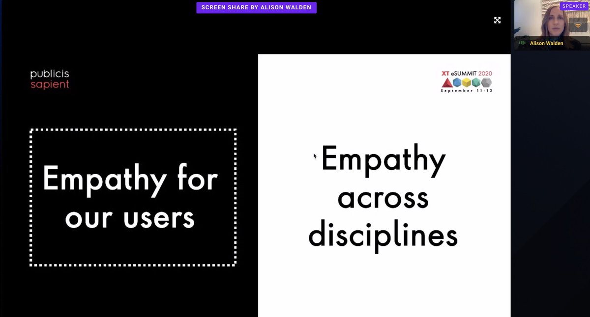 manishekhawat's tweet photo. Itโs not just empathy for our users, but empathy for each other across creative and technology disciplines that will be the key to creating inclusive experiences for the growing audiences of the future who will demand them - @lsnrae at #XTSummit @PubSapientIndia @PublicisSapient https://t.co/2bfoRe1U9W