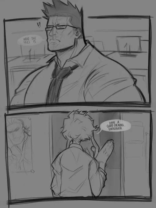 YuueiTeacher!Endeavor (AU) finding out about All Mights small form in the most unexciting way possible. 