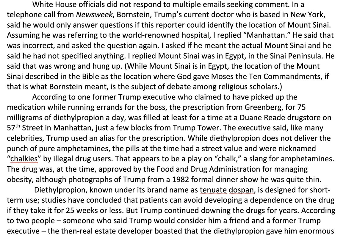 Yup. At least he has been. This is an excerpt from article I wrote in 2017, after Newsweek lost its balls under new leadership and refused to print. Follow this thread..../1 https://twitter.com/AdamParkhomenko/status/1304475664456790016