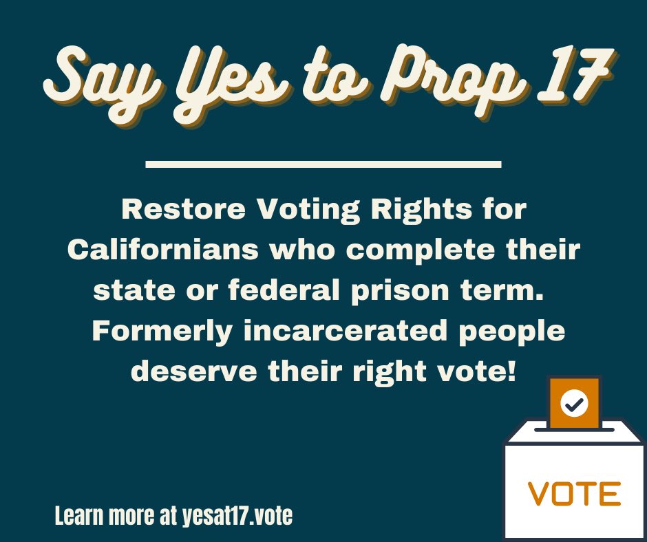 NorCalInnocence's tweet photo. #Voting4All Be sure to check out NCIP’s voting toolkit where you can find voting resources and slides such as these to post on your own~go to https://t.co/p97FOW1DGx https://t.co/ZJOAHZFLIQ