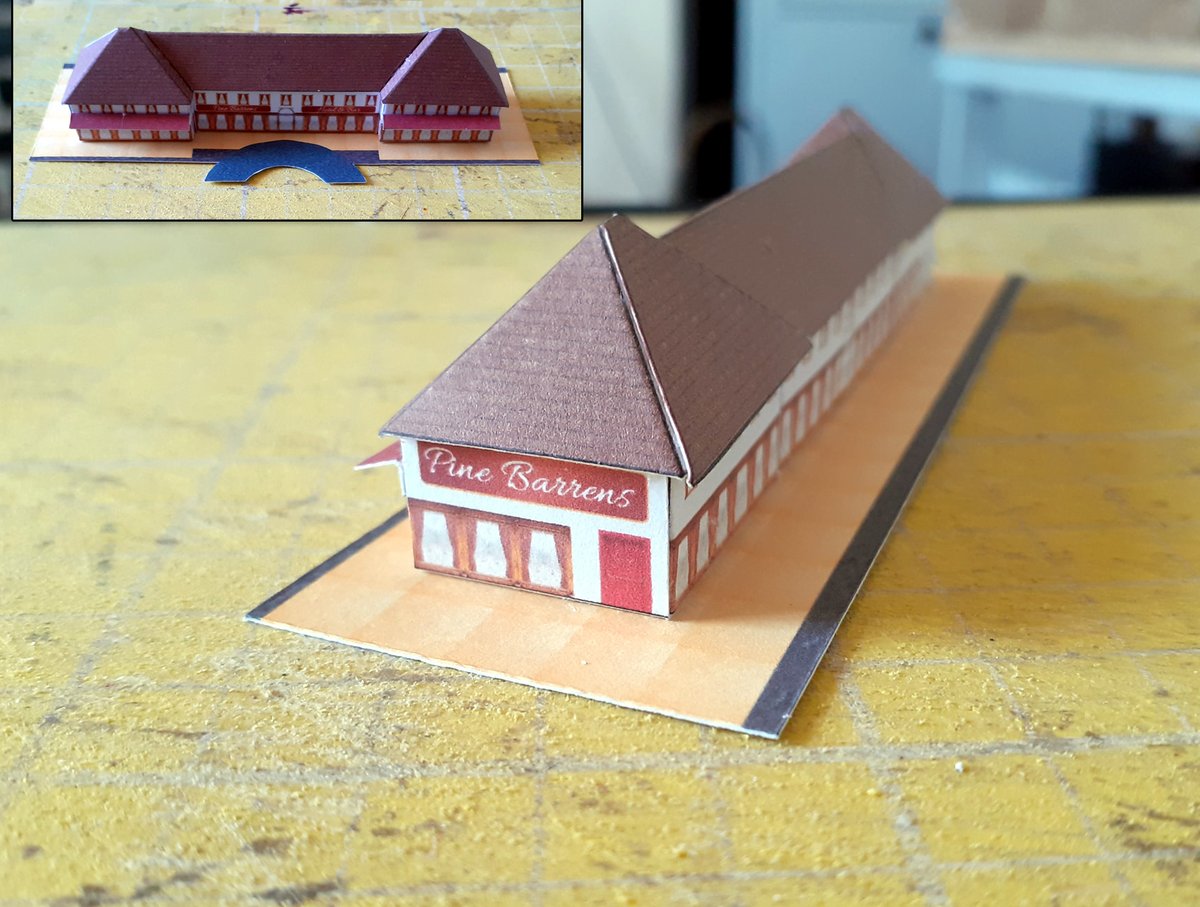 CebsModels's tweet photo. And if you're in the mood to build a little more here's the Pine Barrens Hotel as seen on the main street of the Coffee Table Harbour.
https://t.co/gGcSGUY1pJ
#modelferries #modelships #diorama #cebsmodels #modelbuildings #model https://t.co/p7RK0v26nH