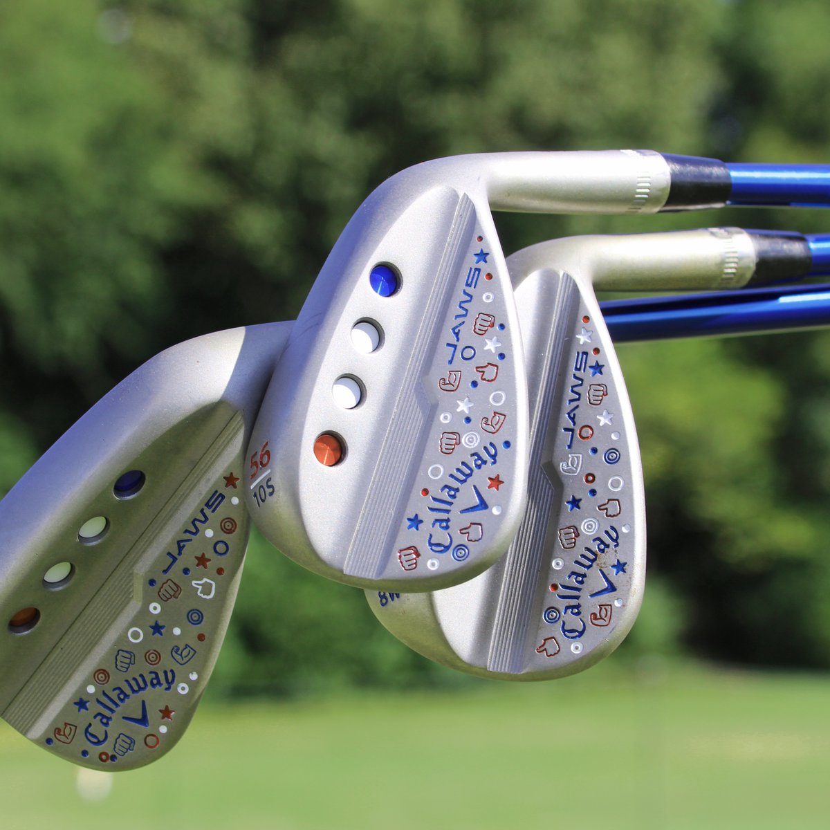 AJGAGolf's tweet photo. JAWS @callawaygolf wedge giveaway! 

We're giving away 3 custom wedges during the last #CallawayJr event of the year.

Visit @AJGAGolf on Instagram for more details. https://t.co/zW62xf6wYR