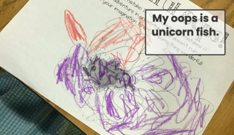 BellflowerTech's tweet image. Kindergartens learn that mistakes happen, but we can turn turn into something beautiful! @Seesaw #BellflowerWay