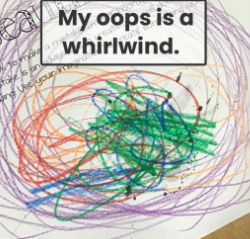 BellflowerTech's tweet image. Kindergartens learn that mistakes happen, but we can turn turn into something beautiful! @Seesaw #BellflowerWay