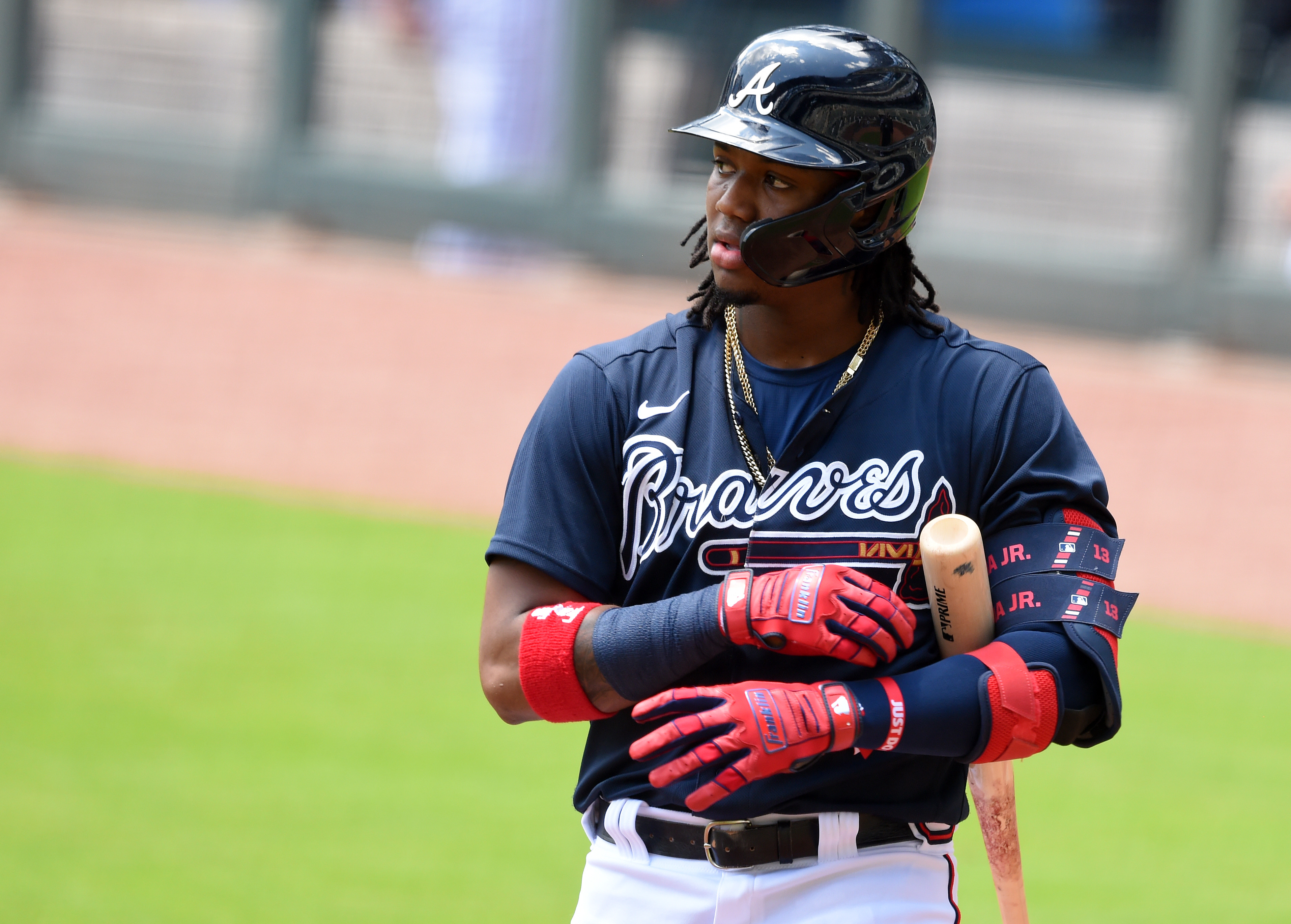 MLB Trade Rumors on X: Ronald Acuna Jr. Exits With Apparent Foot