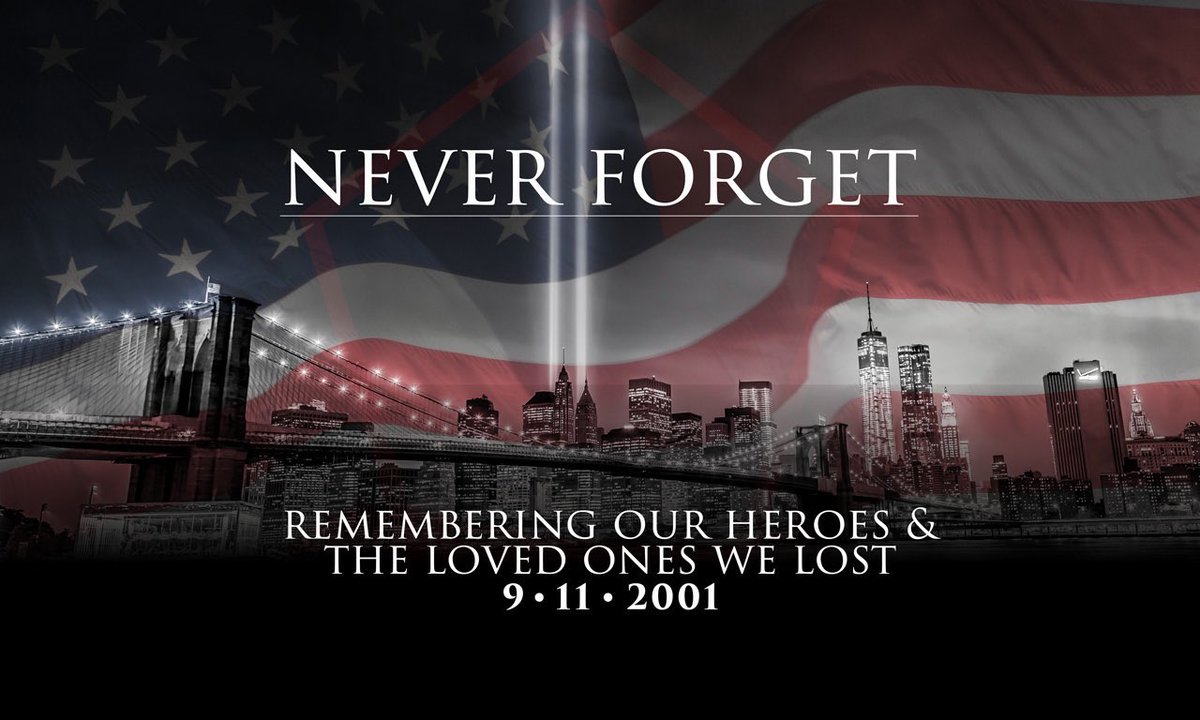 CandiGardner5's tweet photo. 19 years ago we as a nation experienced one of our most difficult days.What followed was an incredible showing of unity, as our country came together as one. We remember those that were lost and we never forget what happened that day. Always grateful for our first responders! https://t.co/5eCQhLQq8T