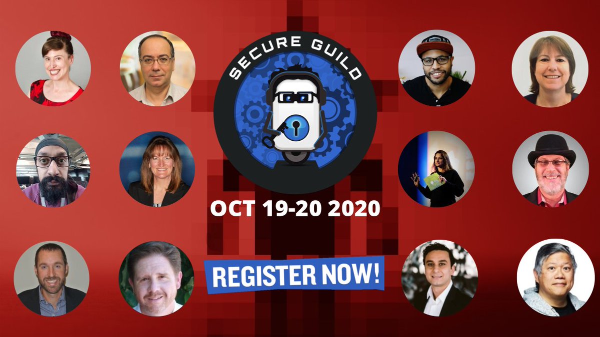 joecolantonio's tweet photo. Registration is now open for @testguilds #SecureGuild 2020! Register today for the most #tester focused #securitytesting event of the season. https://t.co/A7tGThvRcR https://t.co/AUpTPFSwkR