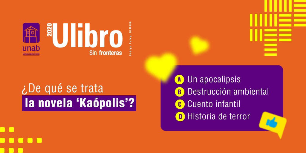 Ulibro's tweet photo. ¡Concurso!🤩 Participa aquí 👇 y podrás ganar uno de los libros que fueron protagonistas en #Ulibro2020➡️
Responde estas preguntas y comenta tus respuestas lo más pronto posible en este hilo⤵️ Se premiarán los primeros 3 usuarios que acierten antes de las 4:00 p.m 🕔 https://t.co/KmnEi9g14a