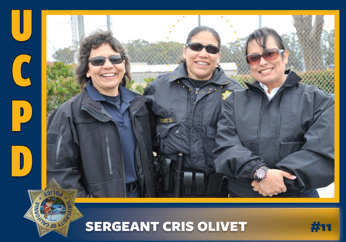 Sgt. Cris Olivet, accused in 2019 of exerting excessive force on two Black students and failing to read them their Miranda rights after an arrest. 1.5 years later, UCPD mum on promised investigation.  #acaberkeley