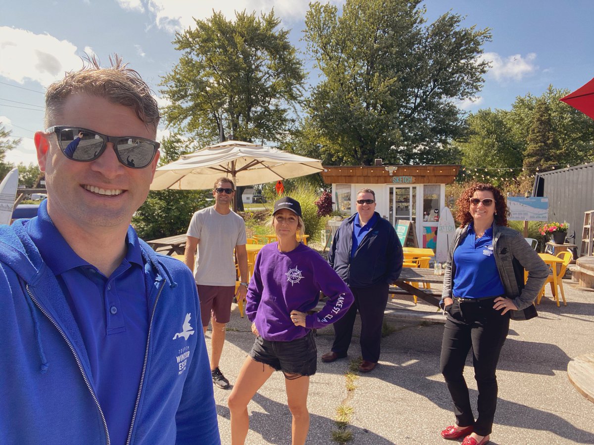 Touring the towns today - and the small businesses in <a href="/TownofTecumseh/">Town of Tecumseh</a>. No stop is complete without a visit to my friends Chris &amp; Danielle at @urbansurdco (and Mavericks Cold Bar - and Sketch Art Workshop)