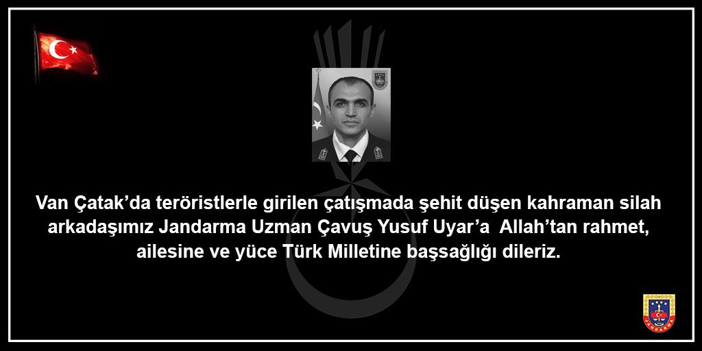aspacelikyapi's tweet photo. #Van’ın #Çatak ilçesi kırsalında yürütülen Yıldırım -10 Norduz operasyonunda şehit düşen kahraman askerlerimize Allah’tan rahmet, kederli ailelerine başsağlığı, yaralı askerlerimize acil şifalar diliyoruz.

Aziz milletimizin başı sağ olsun. https://t.co/KXfUBZN2iw
