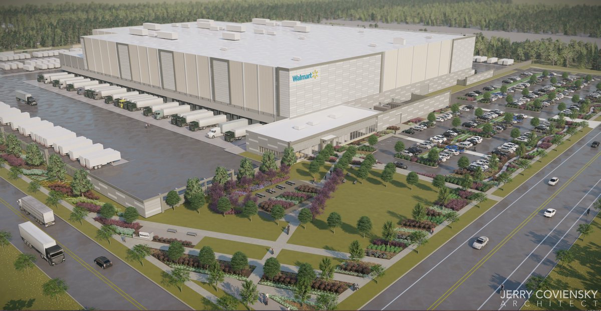 StuartOlsonInc's tweet photo. The new Walmart Canada warehouse and distribution facility in South Surrey, BC
employs several unique design elements focused on sustainability, including energy-efficient lighting and intelligent controls to reduce lighting energy consumption by 70%. #stuartolsoncreates https://t.co/s6ctBIshLf