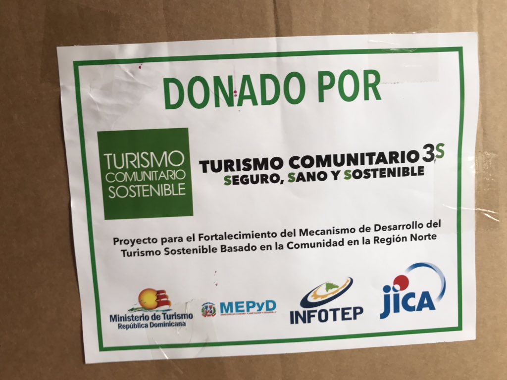 #ProyectoTCS Dona materiales para implementar el protocolo de Bio-Seguridad en la Ruta del Casabe