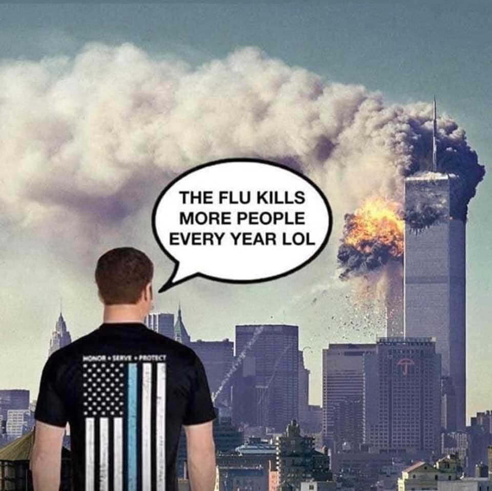 KipperCattSnack's tweet photo. #nineeleven #NeverForget #NeverForget911 #NeverAgain #TwinTowers #coronavirus #Covid_19 https://t.co/qpomz8RFpP