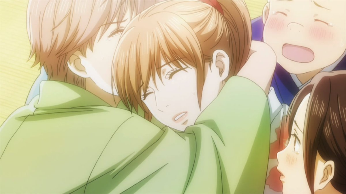 We watch as he forces himself to help Chihaya establish the karuta club, practice with her every day, and even become President of the club simply in order to support her not once looking for recognition, but simply because he can't help himself.