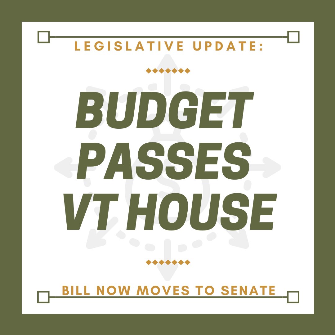 VTHouseDems's tweet photo. The #vtleg House just passed the Budget Bill. This caps a productive week where we also passed the Global Warming Solutions Act, and the COVID19 Stimulus Equity Bill. We’ll be back at it next week! #vtpoli https://t.co/nqcL3J3QwJ
