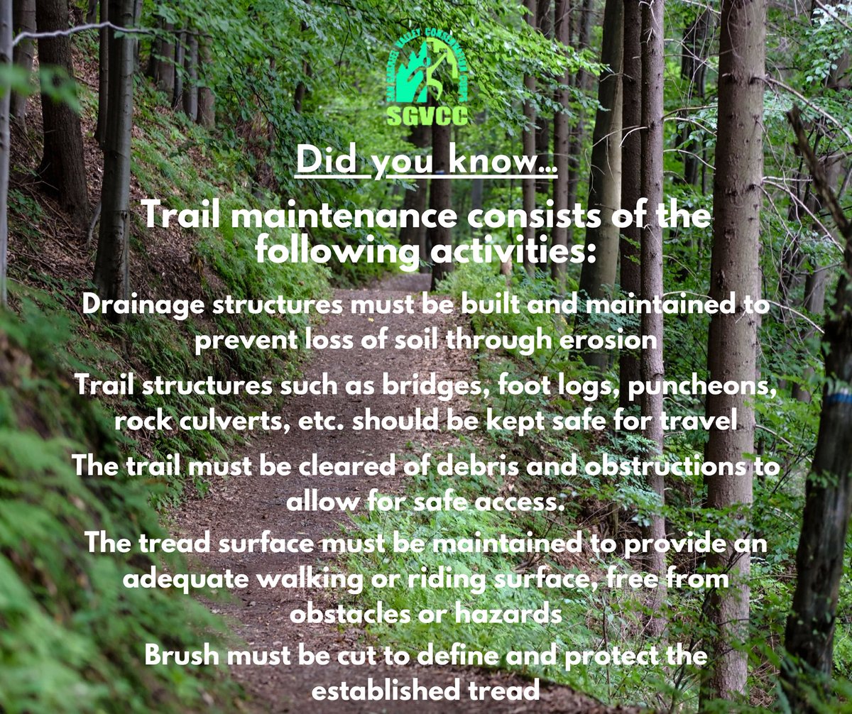 SGV_CORPS's tweet photo. Did you know? #FunFactFriday #factoftheday #sgvcc #sgvcorps #conservationcorps #trailmaintenance https://t.co/MBJIk3Zfbt