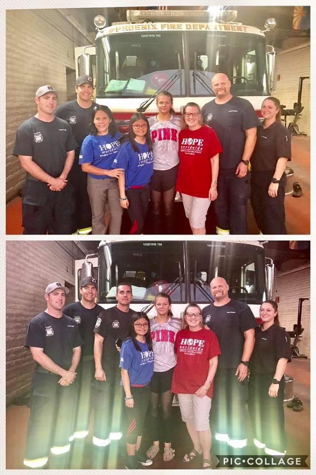 GeorgiStratton's tweet image. On the anniversary of the September 11th, we are asking YOU to show your support to firefighters and first responders 👇

Stop by your local firehouse this September 11th with a gift basket of baked goods, or some other yummy gift to show your support!!!