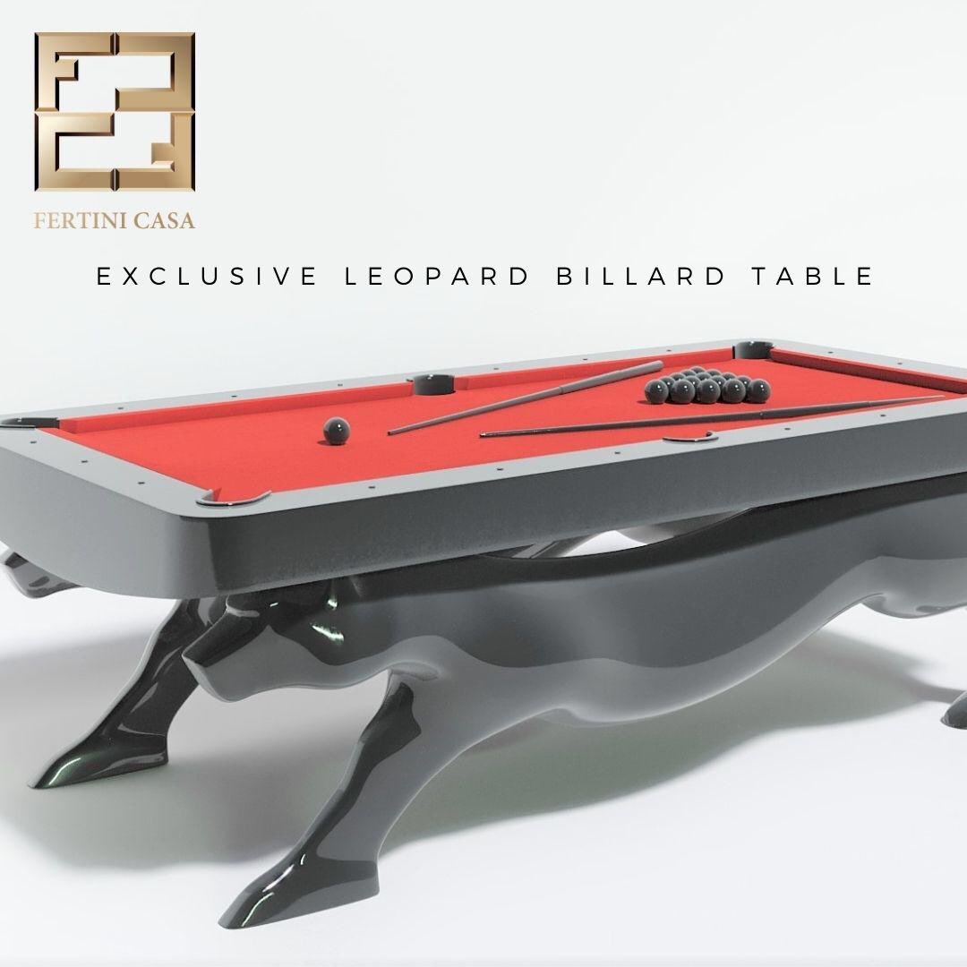 FertiniCasa's tweet photo. Exclusive Leopard Billard Table from Fertini Casa Collection 2020. https://t.co/TlKnNBpiWW
