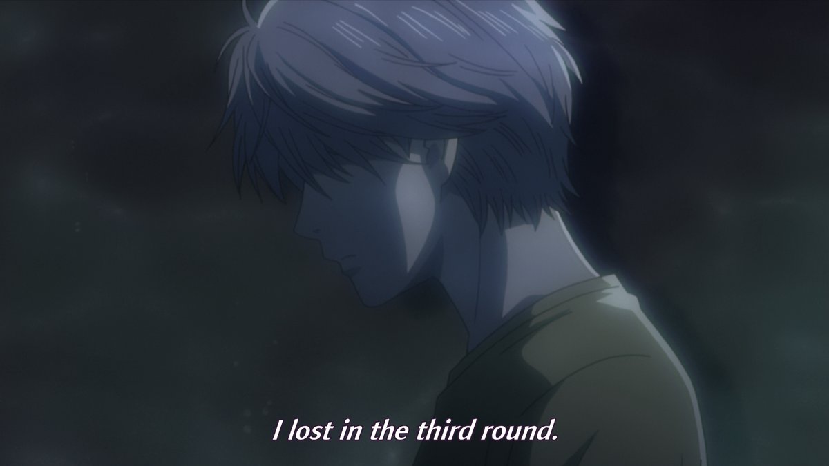 He quite literally can only reach the top in love, in karuta, and in himself through brutal hard work and endurance. Enduring Chihaya's selfishness. Enduring the many losses on the road to Class A and to becoming Master. Enduring still appeasing his family in academics.