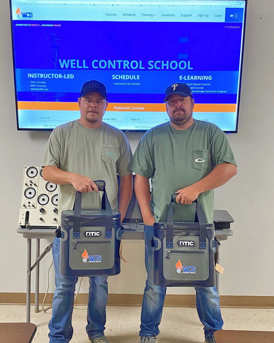 WCSchool79's tweet photo. Another successful week of in-class and virtual training!  Thank you to all our instructors and students. Let's get back to work! #WellControlSchool #WellControl #Training #Virtual #LetsGetBacktoWork https://t.co/tb9H9KCxZJ