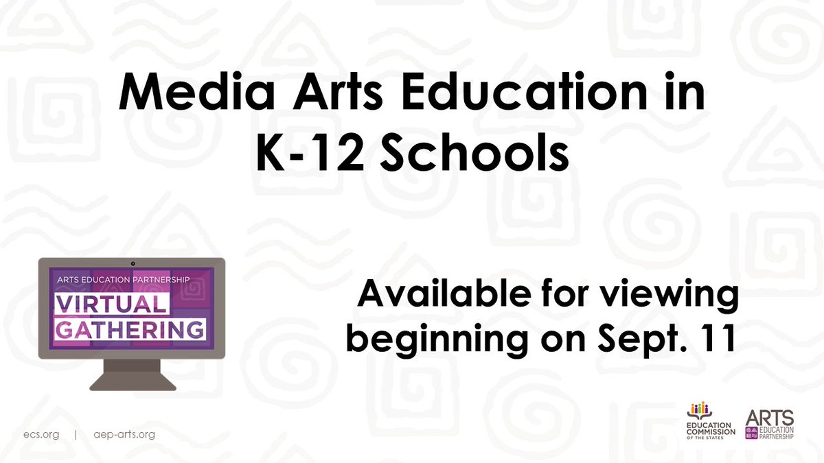 Check out today’s #AEPVirtualGathering’s asynchronous session “Media Arts Education in K-12 Schools”: ow.ly/GhhE50Blzzl | <a href="/ArtsMatter/">ArtsMatter</a> <a href="/LAPromiseFund/">LAPromiseFund</a>
