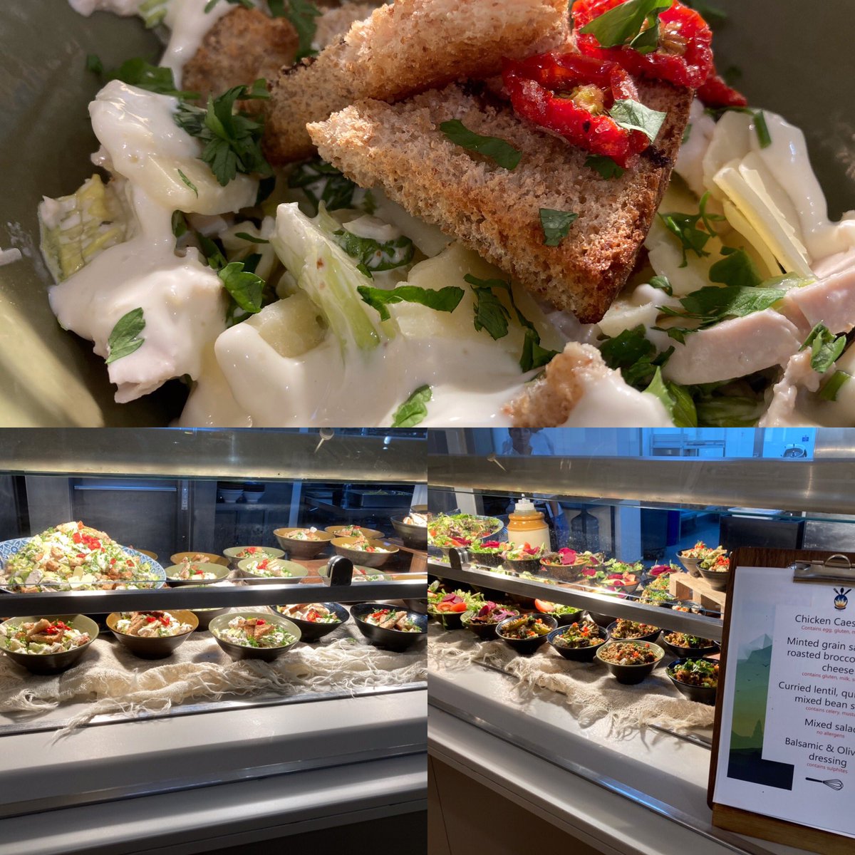 Chicken Caesar salad for lunch today competing with fish and chips , 100 portions served 🐔<a href="/ChartwellsBry/">Bryanston Food</a> <a href="/ChartwellsInd/">Chartwells Independent</a>