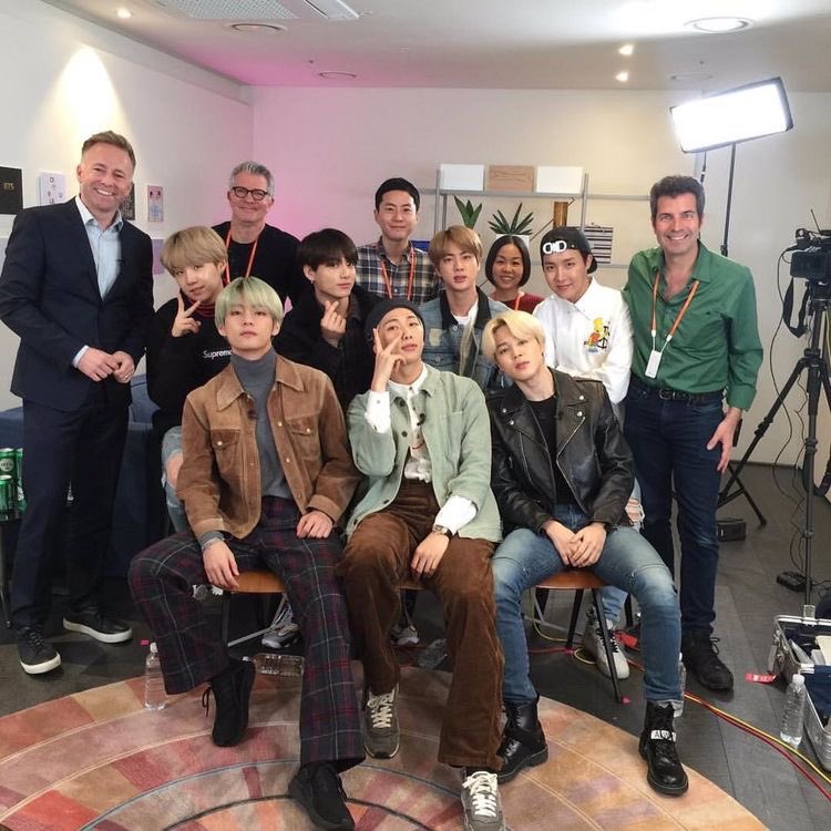 A different kind of day when  @BTS_twt appeared in a feature on CBS Sunday Morning. Gotta think the audience for that show was completely new... except all of us  #BTSARMY   that got up for it on 04/23/19
