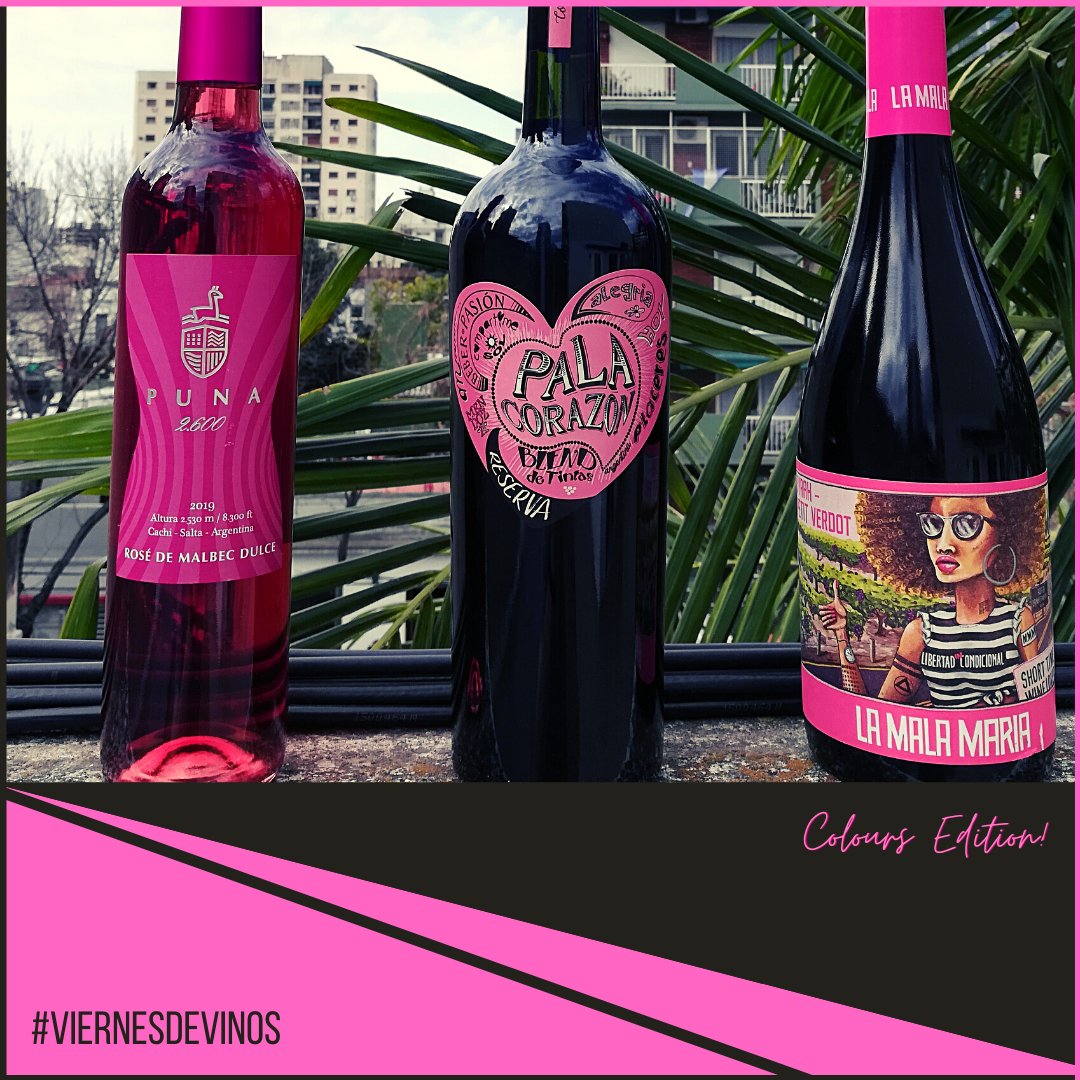 nicoesquibel's tweet image. 🚨Arrancó #ViernesDeVinos Colours Edition! 🚨

🎯 Para participar tenés que:

✅Seguirme y también a @BodeguitaIthur y a @BodegaHinojosa 
 
✅Retuitea CON Comentario ésta publicación.
✅Arrobá a 3 amigues
✅Usa el Hashtag #ViernesDeVinos

Y listo! hasta las 21 hs tenes tiempo!