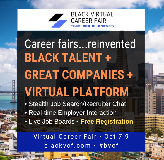 michaeldef's tweet photo. Black Virtual Career Fair (Tech, Financial Services, Accounting, Sales and Marketing) | Oct 7-9 https://t.co/emPDAfKo1f https://t.co/8bE16s88SA