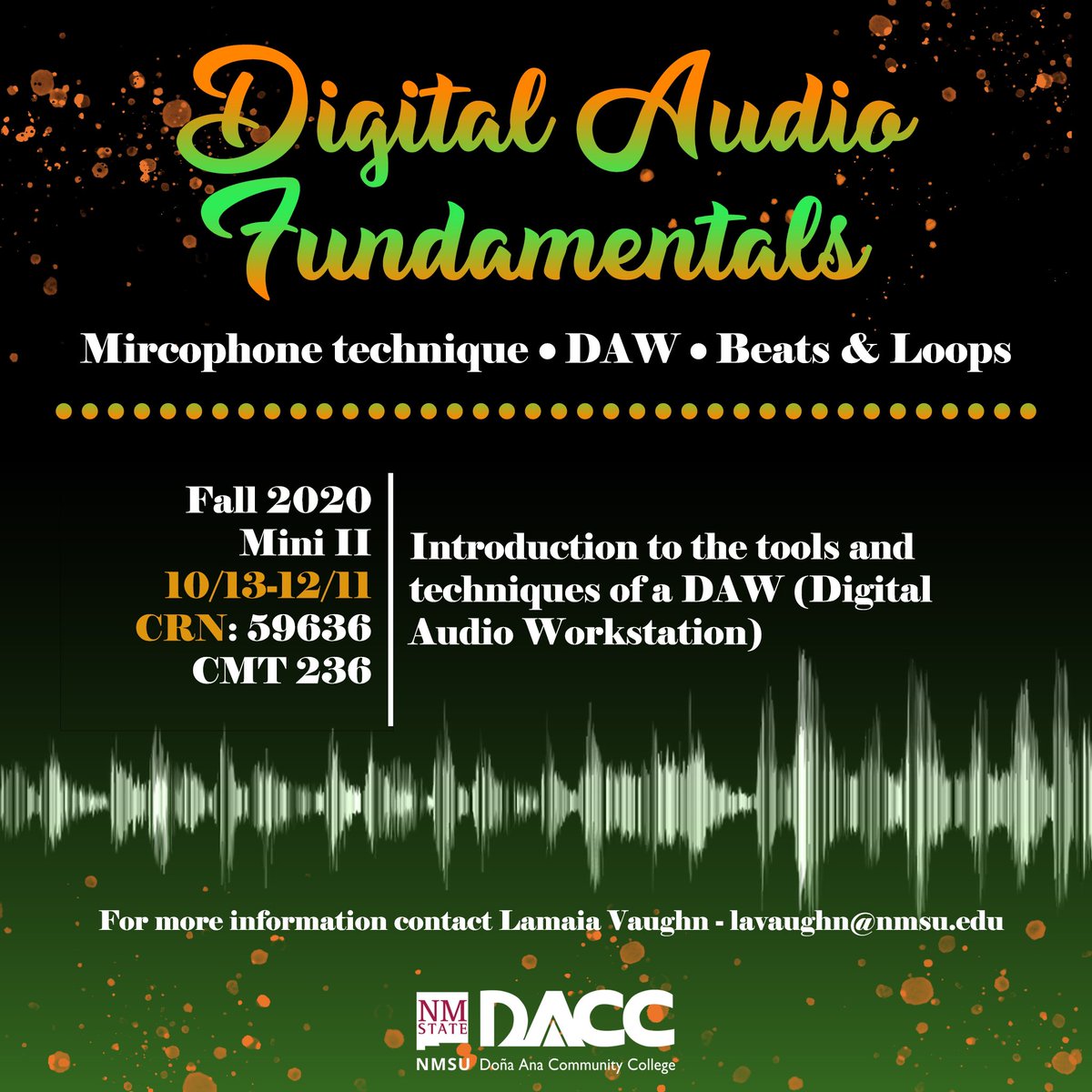 daccarts's tweet photo. Register now! 🤩🎙🎛 https://t.co/uG0w6j8qKn