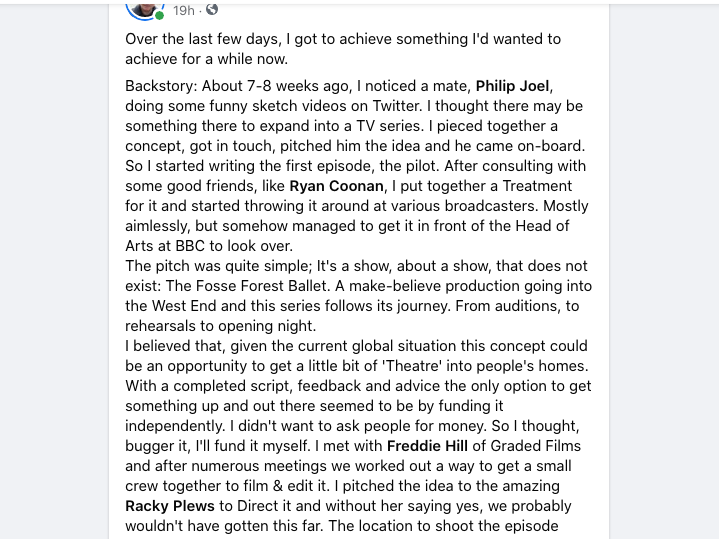 DavidMMuscat's tweet photo. If you miss Theatre, if you value Theatre or if you would like to support something Theatre orientated...
Feel free to get behind the socials and follow along;
Twitter: @FosseBallet
Insta: https://t.co/REG9lCmt4h https://t.co/Wk6L2AUama