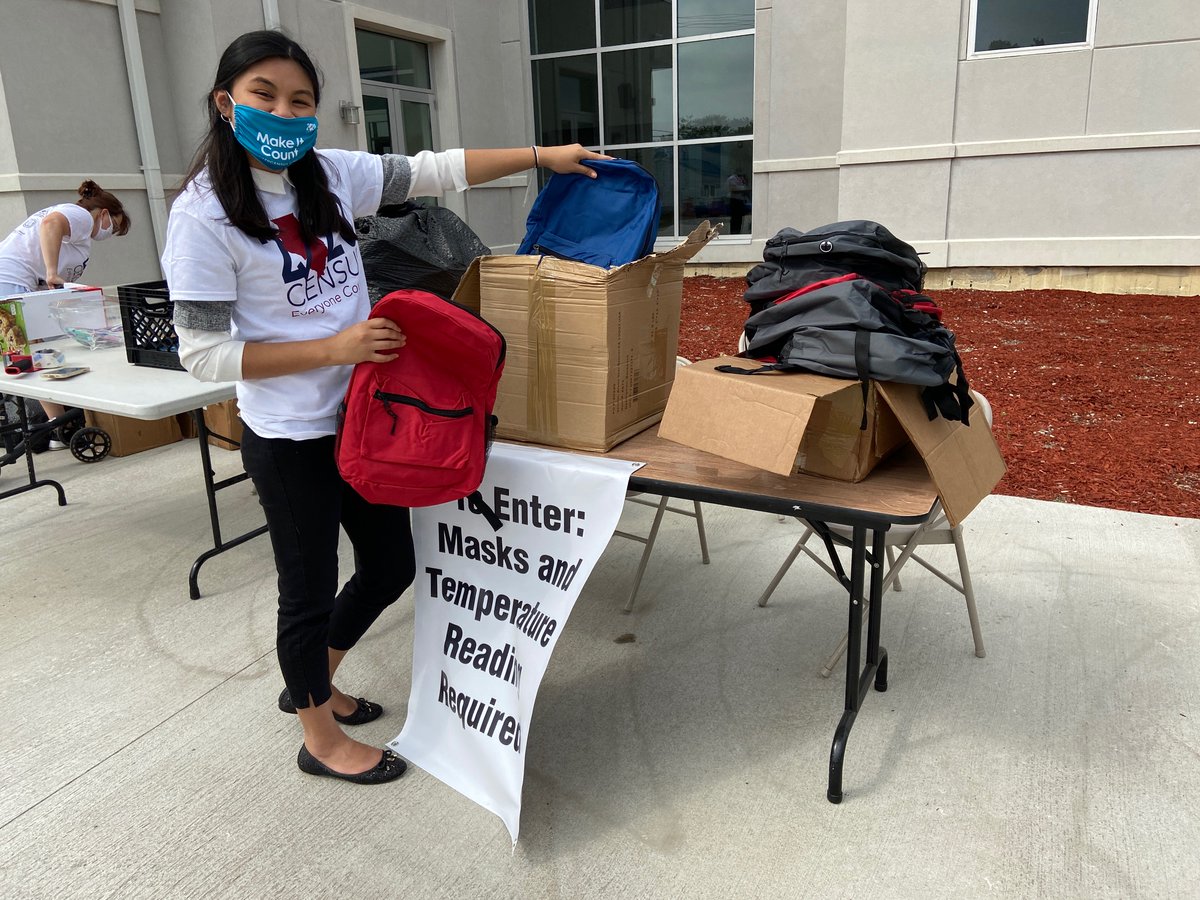 champaigncity's tweet photo. Kids Count Day of Action!  Have you been counted in the Census yet?  Stop by Church of the Living God, 312 E. Bradley, TODAY (9/11) from 3 - 6 pm for school supply distribution, a live DJ, food truck, and in-person Census assistance!  #2020Census  #MakeSureYouCount https://t.co/B1QiZwdSea