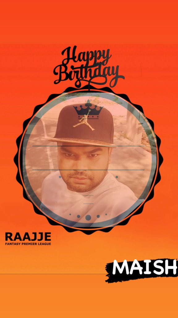 raajjefpl's tweet photo. Happy birthday #MAISH https://t.co/BOdmlPr5SB