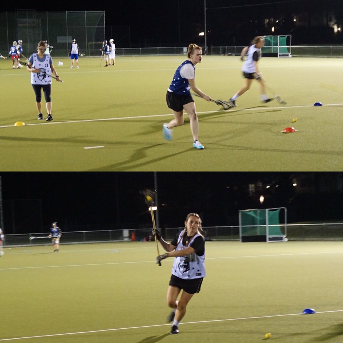 Just some shooting practice. Nothing to worry about. Your goalie won’t see the balls. 😜 #nürnberglacrosse #lacrosse #nürnberg #nürnbergwizards