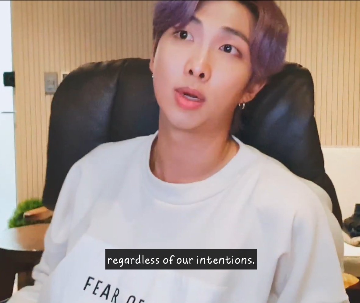 The way I see it, Joon is literally voicing out our struggles as ordinary people: when days aren't going right, nothing is in our favour n it's all a mess that can be fixed within 24hrs, days when we are just overwhelmed w emotions nd miserable for reasons unknown, when we can't+