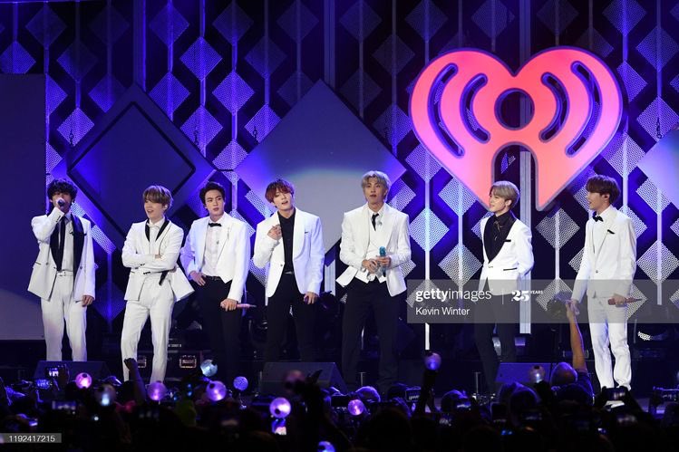 The boys were back for their 4th trip to the USA in 2019 (5th for Hobi) to perform at iHeart Jingle Ball on 12/06/19, slaying the stage with  Drop, Make it Right and BWL with  @halsey Gorgeous in their white tuxedos