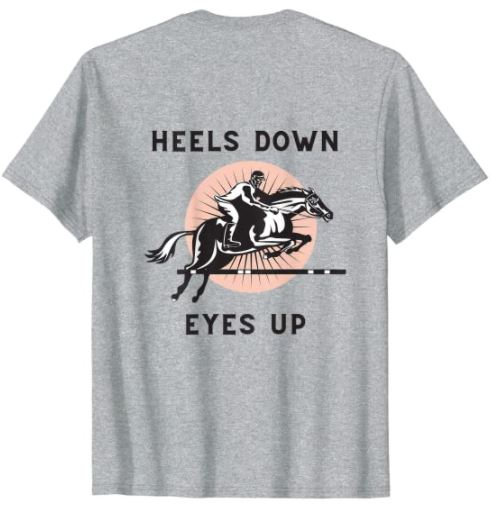 AmazonMerchRTs's tweet image. HEELS DOWN, EYES UP!

Fellow equestrians, check out our shirts here: amazon.com/dp/B08HTDBP4M

#equestrian #Horses