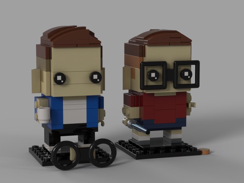 the bf is obsessed with lego and look how he made us