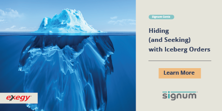 Iceberg orders make up anywhere from 3% to 8% of total volume on major US exchanges. This is the first in a new series of Exegy Signum blogs on the market structure and AI/ML technology that drive our Signum trading signals. https://t.co/OmtYmJ99ei
#exegy #liquidity #usmarkets https://t.co/tMMX7Wi7Up