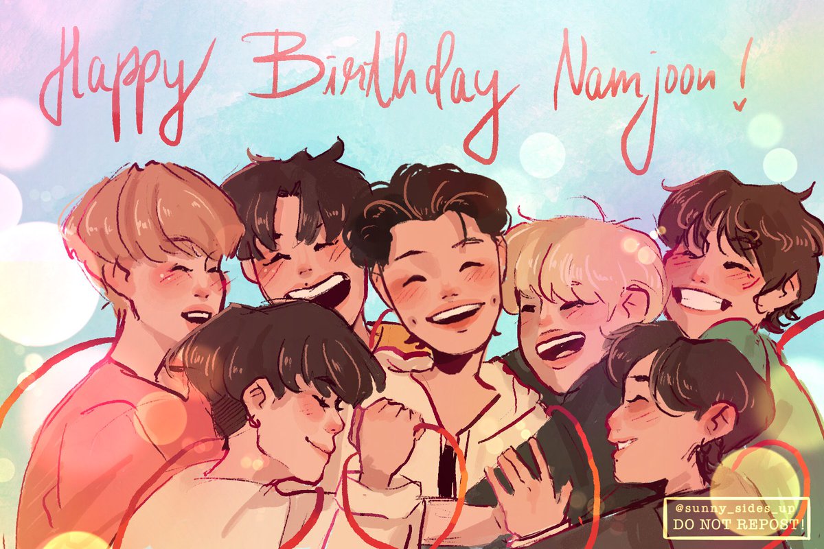 Happy Birthday to our forever leader🌈

#HappyBirthdayNamjoon #OurPrideRM #ForeverLeaderRM #bts #btsfanart 